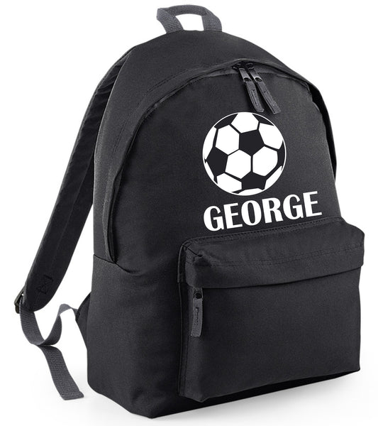 Personalised Football Backpack