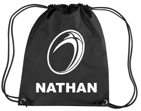 Sac à Cordon Ballon de Rugby Personnalisé