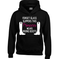 Forget Glass Slippers, This Princess wears Riding Boots! Hoodie