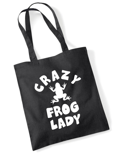 Crazy Frog Lady Tote Bag