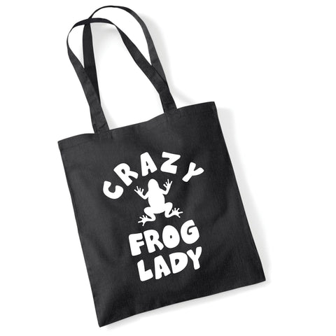Crazy Frog Lady Tote Bag