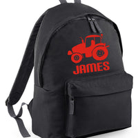 Personalised Tractor Backpack
