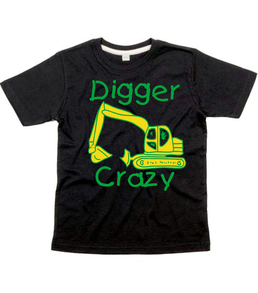 Digger Crazy Children's T-shirt