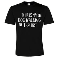 C'est mon chien qui marche T-shirt T-shirt unisexe 