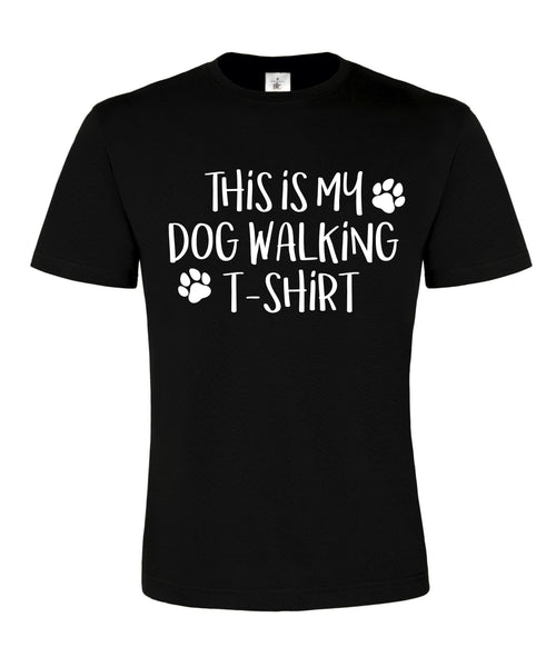 C'est mon chien qui marche T-shirt T-shirt unisexe 
