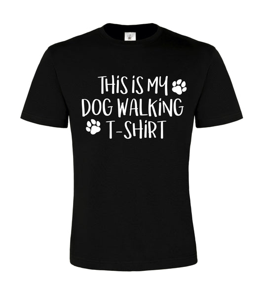 C'est mon chien qui marche T-shirt T-shirt unisexe 