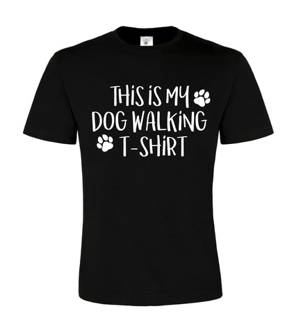 C'est mon chien qui marche T-shirt T-shirt unisexe 