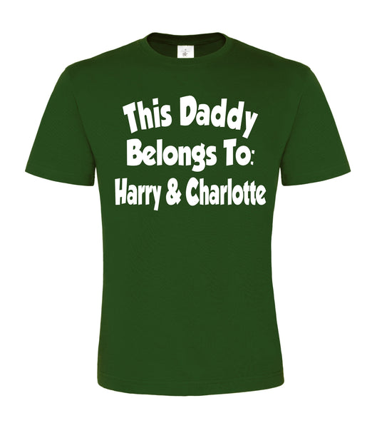 Ce papa appartient à ... D2 T-shirt unisexe