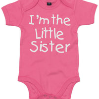 I'm The Little Sister Baby Bodysuit