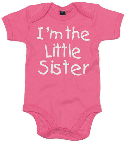 I'm The Little Sister Baby Bodysuit