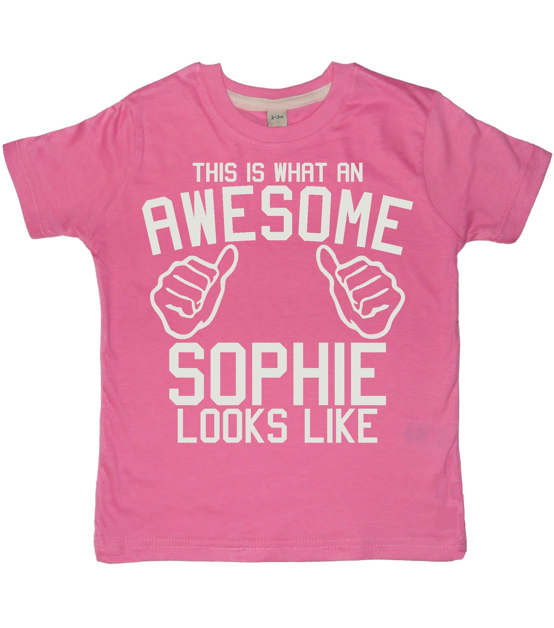 This is what an Awesome (Name) looks like Children's T-shirt