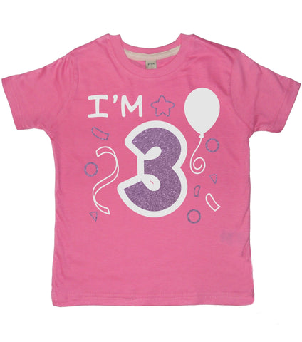 J'ai 3 ans T-shirt anniversaire enfant 