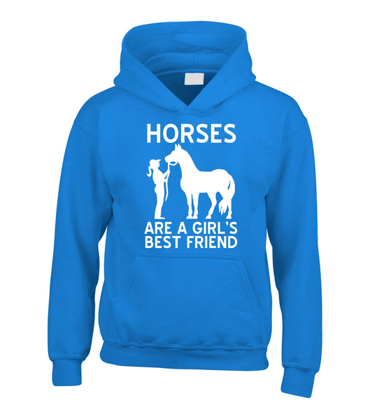 Les chevaux sont le meilleur ami des filles Sweat à capuche 