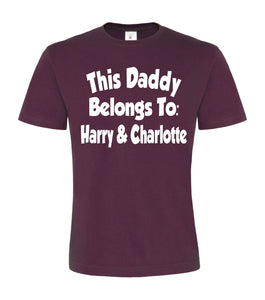 Ce papa appartient à ... D2 T-shirt unisexe