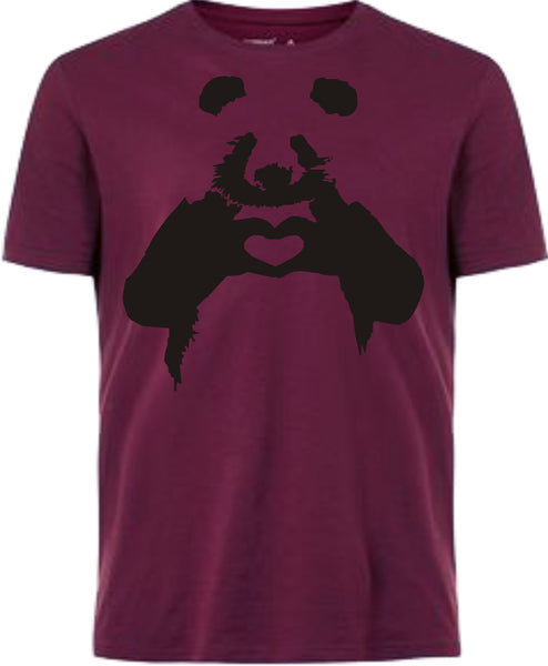 Amour de panda. T-shirt unisexe