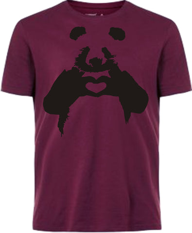 Amour de panda. T-shirt unisexe