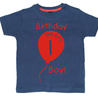 T-shirt personnalisé de ballon du 1er anniversaire avec votre nom ! 
