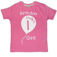 Personalised 1st Birthday Balloon T-Shirt with Your Name!