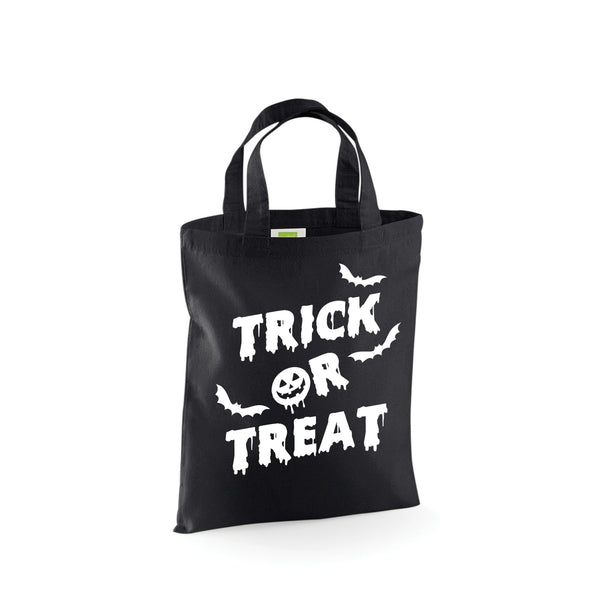 Halloween Bats Trick or Treat Mini Tote Bag