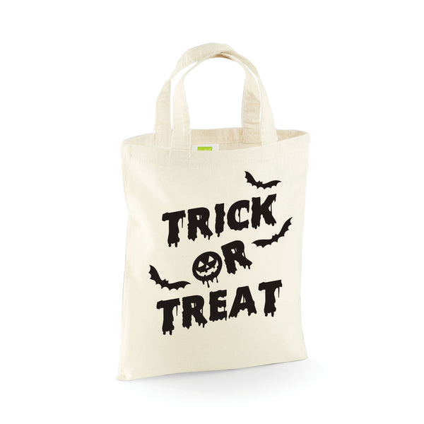 Chauves-souris d'Halloween Trick or Treat Mini Tote Bag 