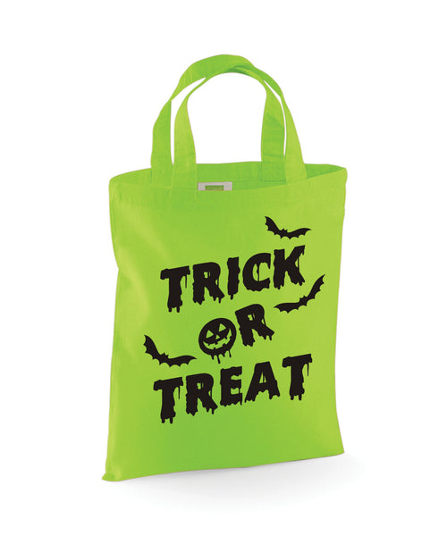 Halloween Bats Trick or Treat Mini Tote Bag