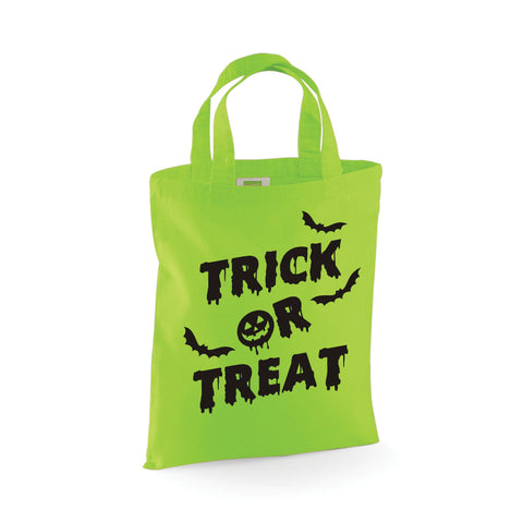Chauves-souris d'Halloween Trick or Treat Mini Tote Bag 