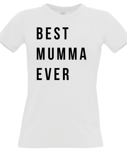 Meilleure maman de tous les temps T-shirt moulant femme 