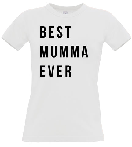 Meilleure maman de tous les temps T-shirt moulant femme 
