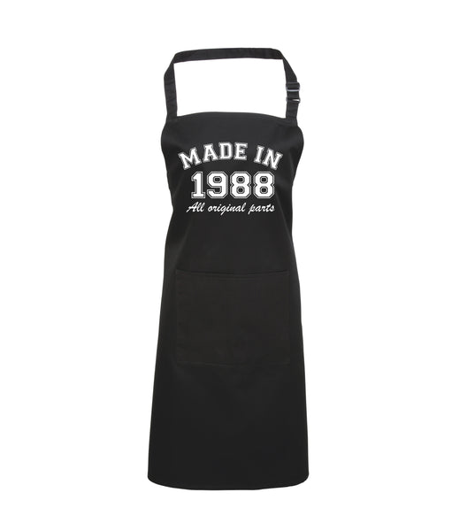 Personalised Year Made In Apron