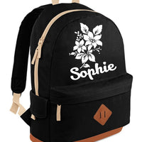 Personalised Flower Heritage Backpack