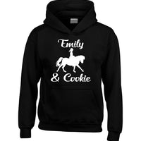 Edward Sinclair Personalised Horse and Rider (Design 2) Horse Riding Hoodie