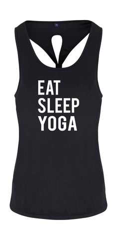 Eat Sleep Yoga Knot Vest