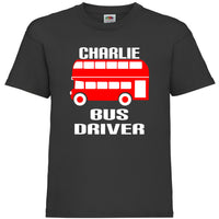 Personalised Bus Driver Children's T-shirt
