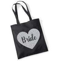 Bride Tote Bag in Sparkling Print