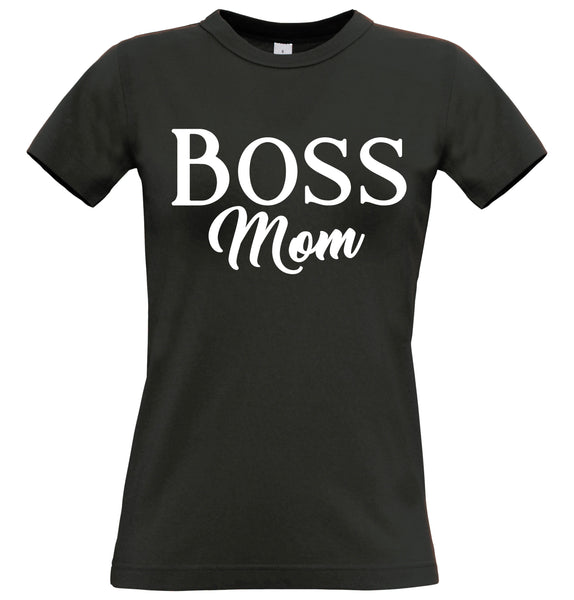 Boss Mom T-shirt ajusté pour femme 