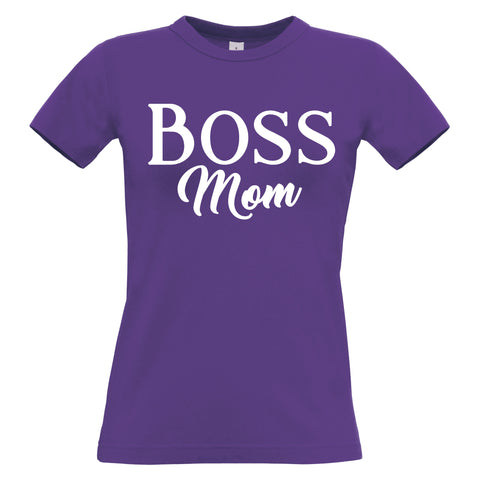 Boss Mom T-shirt ajusté pour femme 