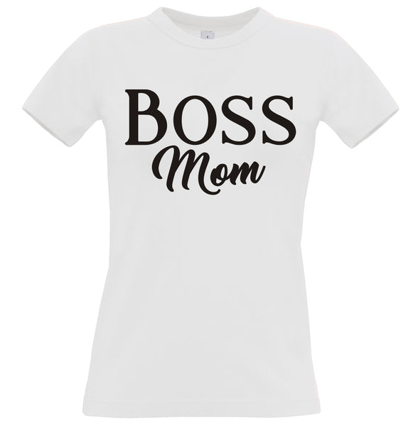 Boss Mom T-shirt ajusté pour femme 