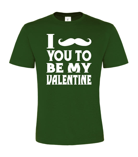 I Mustache you to be my Valentines. Mens Tshirt