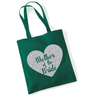 Mother of The Bride Tote Bag with Sparking Print