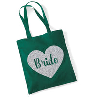 Bride Tote Bag in Sparkling Print