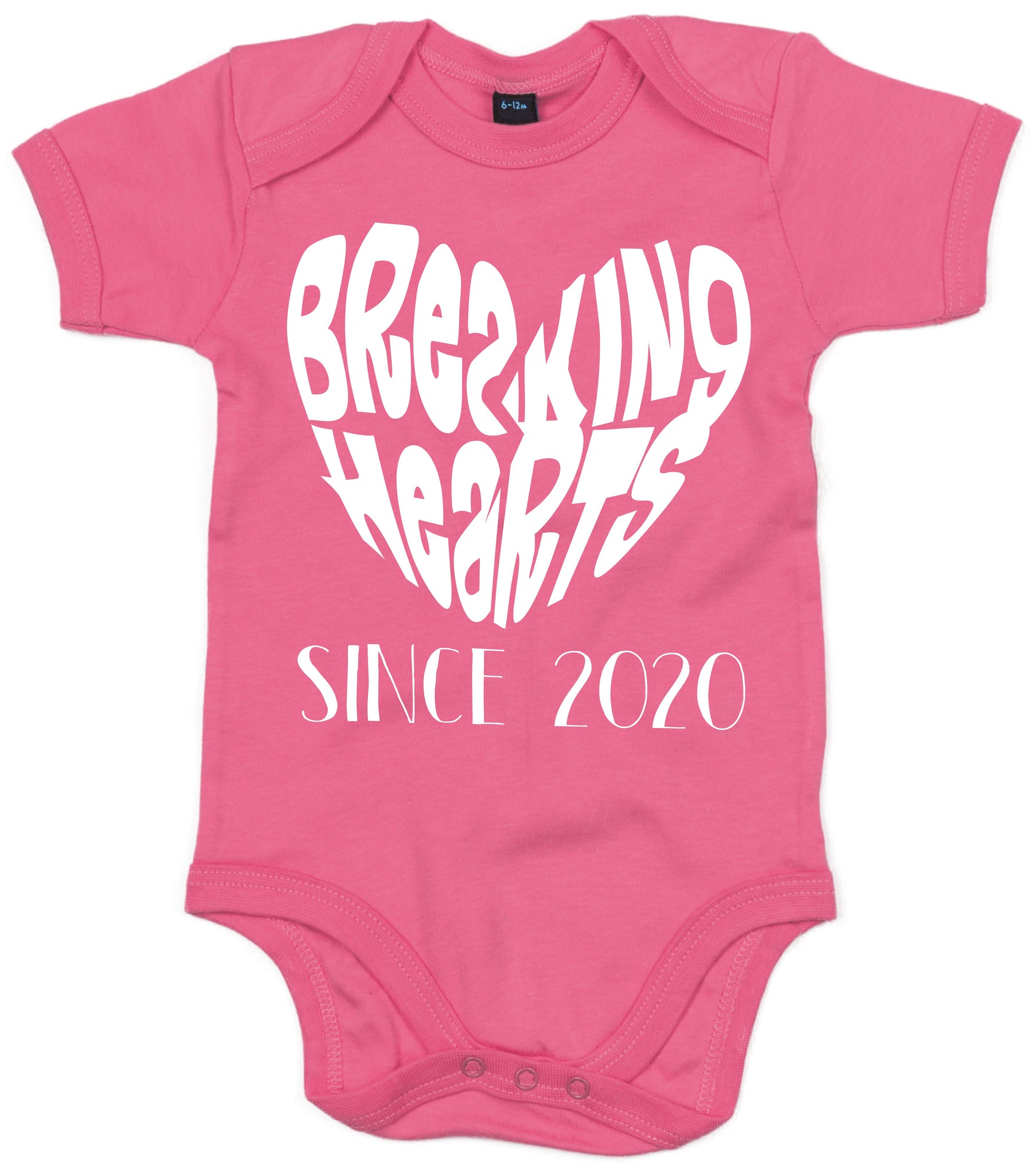 Personalised 'Breaking Hearts Since...' Bodysuit