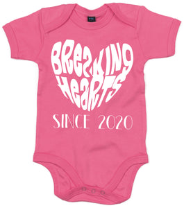 Personalised 'Breaking Hearts Since...' Bodysuit