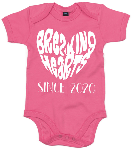 Personalised 'Breaking Hearts Since...' Bodysuit