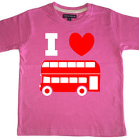 T-shirt enfant J'aime les bus 