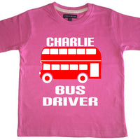 Personalised Bus Driver Children's T-shirt