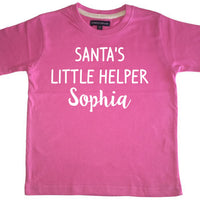 T-shirt enfant personnalisé petit assistant du Père Noël
