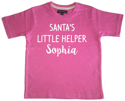 T-shirt enfant personnalisé petit assistant du Père Noël