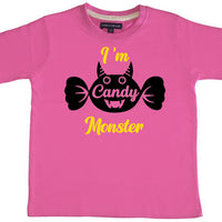 Je suis un t-shirt d'Halloween Candy Monster Kids. 