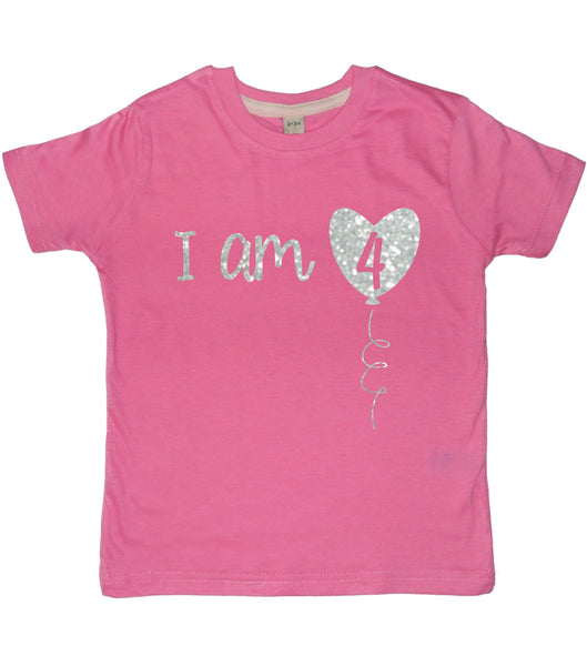 I Am 4 Children's Birthday T-Shirt