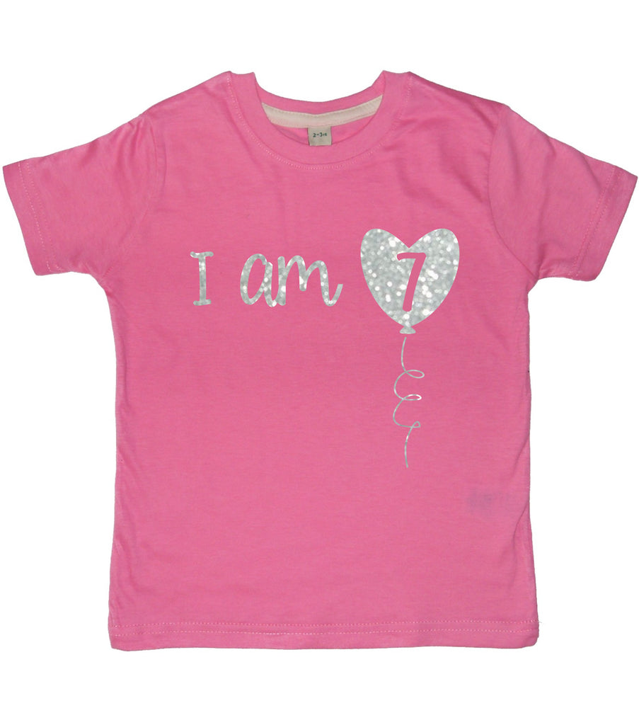 J'ai 7 ans T-shirt d'anniversaire pour enfants 